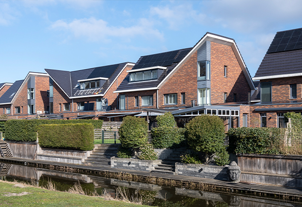 woning aan het water