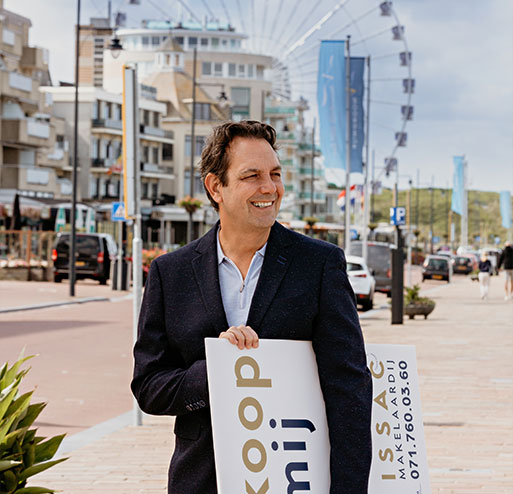 Brian issac op Noordwijk boulevard